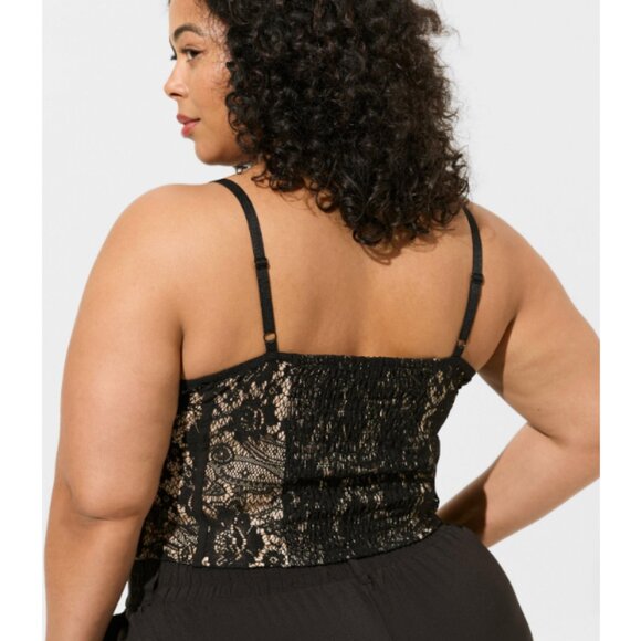 Torrid Lace Corset Crop Top - Picture 2 of 7